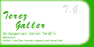 terez galler business card